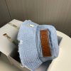 お出かけに最適♪ロエベ フレイド フィッシャーマン ハット 偽物 (デニム＆カーフ) loa20552 - 画像 (7)
