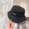 最新でオシャレ シャネル バケットハット N級品 ドット 水玉 sha48302 - 画像 (3)