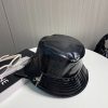完売必至 ロエベ アナグラムロゴパッチ レザーバケットハット loi08296 - 画像 (6)