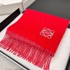 ★日本!!人気！【ロエベ】カシミア混刺繍アナグラム マフラー コピー loy07729 - 画像 (2)