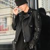 【限定】お洒落に♪クロムハーツ JJ DEANレザー ジャケットCH コピー Kux92371 - 画像 (3)