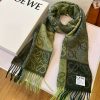 ロエベ ウィンドウ パチモン ウールブレンドスカーフ lof34721 - 画像 (7)