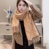 【使い勝手抜群】フェンディ FFモチーフ カシミヤ 偽物 ロングマフラー fej01448 - 画像 (8)