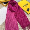 おすすめ フェンディ マフラー ストール ウール＆カシミア FF ロゴ fea20219 - 画像 (5)