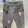超希少！クロムハーツ クロスパッチ コピーウォッシュドデニムパンツ Kuk04983 - 画像 (3)