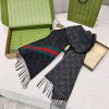 芸能人多数愛用 グッチ GGロゴ  ウールマフラー 偽物 guu95316 - 画像 (8)