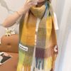 【即日配送】アクネストゥディオズ 偽物 モヘアチェックスカーフ acj67315