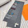 【デザインがポイントに】エルメス Couleur en Cours マフラー コピー H394085T - 画像 (5)