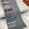 【デザインがポイントに】エルメス Couleur en Cours マフラー コピー H394085T - 画像 (7)