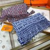 ★鮮やかで素敵な色合い♪【エルメス】カシミア マフラー N級品★ ers58928 - 画像 (2)