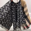 限定希少♪バーバリー ウールカシミア リバーシブル ケープ 偽物 8042219 - 画像 (6)