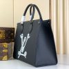 【大きなLVが特徴的♪】ルイヴィトン★オンザゴー MM コピー トートバッグ M24834 - 画像 (2)