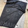 稀少シャネル ストール カシミヤ ピンク マフラー 贋物 shk00667 - 画像 (8)
