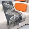エルメス★カシミヤマフラー N級品 カザック・ヴァーグ ern58500 - 画像 (2)
