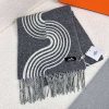 エルメス★カシミヤマフラー N級品 カザック・ヴァーグ ern58500 - 画像 (3)
