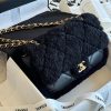 【モコモコ&レザー】シャネル コピー シアリングフラップバッグ shu38578 - 画像 (2)
