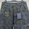 超希少★レア！ルイヴィトン エンブロイダードデニムパンツ 偽物 vul76349 - 画像 (3)