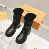 【雪道でもオシャレに♡】ルイヴィトン アンクルブーツ 偽物 1ADCBT