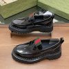 完全必至 グッチ ウェブ メンズ レースアップシューズ コピー gug82428 - 画像 (2)
