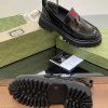 完全必至 グッチ ウェブ メンズ レースアップシューズ コピー gug82428 - 画像 (9)