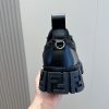 注目★フェンディ 軽量 レースアップ スニーカー コピー 厚底 レザー 黒 ロゴ Force fef58698 - 画像 (5)