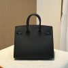 ★ブラック金具！エルメス バーキン スーパーコピー 20cm ヴォーマダム×アリゲーターマット×スイフト - 画像 (2)