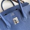 エルメス バーキン25 コピー ブルーサフィール トゴ ハンドバッグ シルバー金具 erm85512 - 画像 (6)