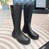 【大特価】シャネル スーパーコピー シンプルモダン厚底ブーツ shi99023 - 画像 (2)
