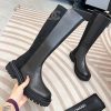 【大特価】シャネル スーパーコピー シンプルモダン厚底ブーツ shi99023 - 画像 (4)