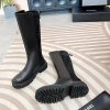 【大特価】シャネル スーパーコピー シンプルモダン厚底ブーツ shi99023 - 画像 (5)