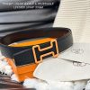 エルメス コピー ベルトバックル 《トゥナイト・カラー》 & レザーベルト（キット） 38mm ere35905 - 画像 (2)