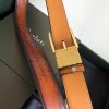 目を惹く逸品！【ベルルッティ】刻印入り リバーシブル ベルト ベネチアレザー製 beg52949 - 画像 (7)
