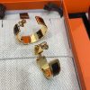 超希少！【シンプルにお洒落】エルメス ピアス 偽物 オランプ Olympe erp08005 - 画像 (4)