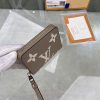 関税負担なし 流行ミニウォレット ルイヴィトン 偽物 ジッピー財布 ベージュ  モノグラム アンプラント M69797 - 画像 (6)