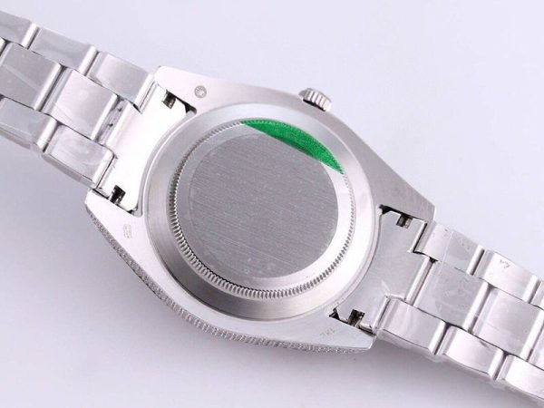 定番 ロレックス 時計 コピー オイスターパーペチュアル 41 ブルー 全面ダイヤ メンズ roy71929 - 画像 (9)