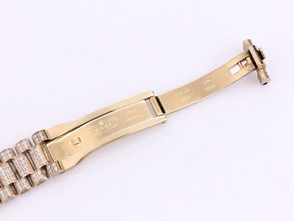 関税負担なしロレックス  時計 コピー デイトジャスト 41mm メンズ レッド 全面ダイヤド  roe47613 - 画像 (8)
