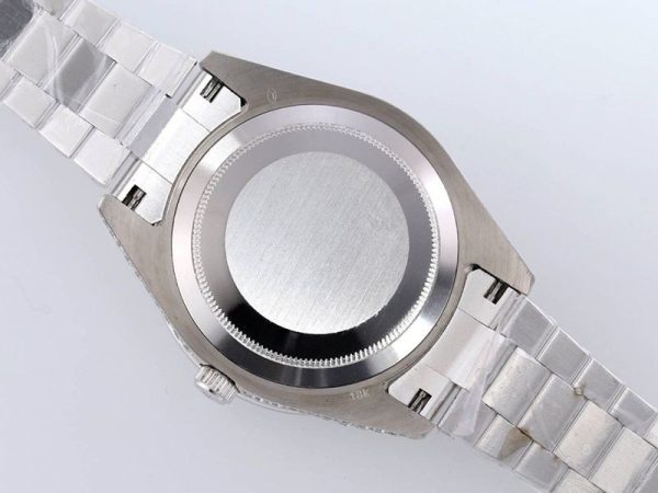 秋冬新作 ロレックス 腕時計 スーパーコピー 39MM メンズ シルバー 全面ダイヤ デイデイト roj10057 - 画像 (9)