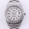 完売必至 ロレックス 時計 コピー デイデイト 39MM メンズ シルバー 全面ダイヤ  roj83110 - 画像 (4)