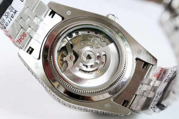 [送料無料] ロレックス 腕時計 偽物 デイトジャスト 41MM ブラック メンズ 全面ダイヤ rob06182 - 画像 (7)