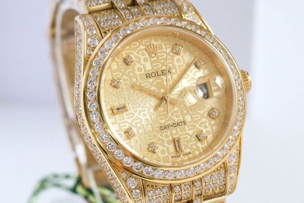 ロレックス コピー 腕時計 デイトジャスト 41MM シャンパンダイヤモンドベゼル 18K roj46509 - 画像 (3)