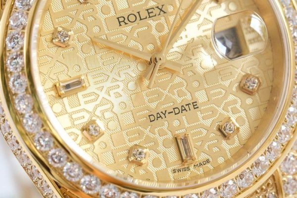 ロレックス コピー 腕時計 デイトジャスト 41MM シャンパンダイヤモンドベゼル 18K roj46509 - 画像 (5)