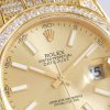 春もの新作 ロレックス 時計 スーパーコピー デイトジャスト 41MM シャンパン ダイヤモンドベゼル 18K roz21973 - 画像 (4)