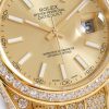 春もの新作 ロレックス 時計 スーパーコピー デイトジャスト 41MM シャンパン ダイヤモンドベゼル 18K roz21973 - 画像 (5)