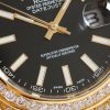 送料込 ロレックス 時計 コピー デイトジャスト 41MM ブラック ダイヤモンドベゼル 18K rog91576 - 画像 (5)
