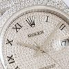【日本未発売】ロレックス コピー 腕時計 デイトジャスト 41MM エナメル ダイヤモンドベゼル 18K rov79679 - 画像 (4)
