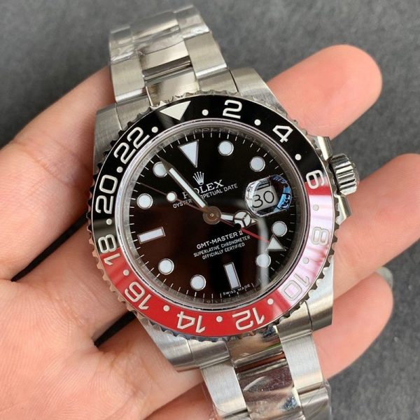 21AW新作ロレックス GMTマスター2 スーパーコピー 自動巻き メンズ ブラック 直径40mm 116710BLNR - 画像 (2)