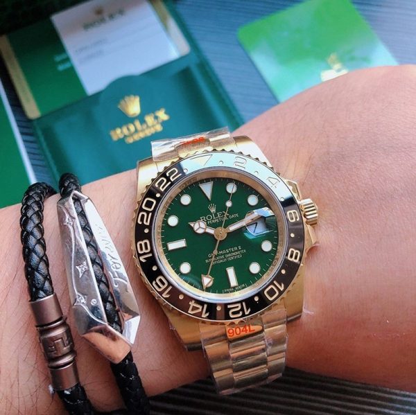 大人気！ロレックス GMTマスター2 コピー 自動巻き メンズ グリーン 40.0mm 116718LN - 画像 (9)