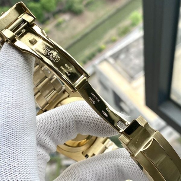 【日本未発売】ロレックス GMTマスター2 偽物★自動巻き 18Kイエローゴールド メンズ グリーン 116718LN2 - 画像 (7)