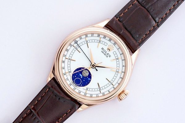 可愛い ロレックス 腕時計 コピー チェリーニムーンフェイズ 50535 デイトジャスト rox61302 - 画像 (2)