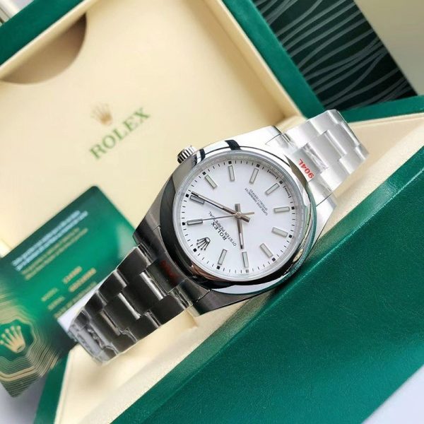★関税/送料込★ロレックス 腕時計 偽物 オイスターパーペチュアル 39mm ホワイト メンズ rov18265 - 画像 (2)